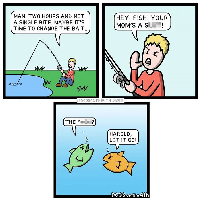 40 Hilarious Comics With Unexpected Twists By 'Dogs On The 4th' (New Pics)