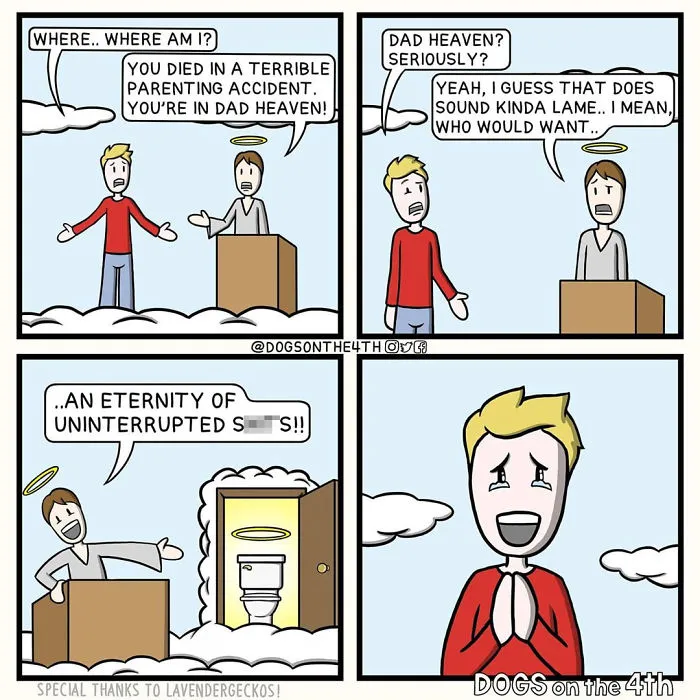 40 Hilarious Comics With Unexpected Twists By 'Dogs On The 4th' (New Pics)