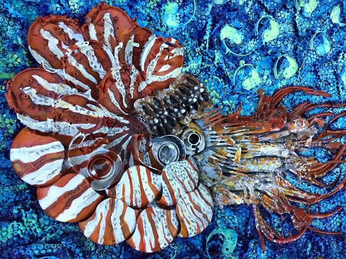 Here Are My 22 Assemblage Paintings That I Created To Bring Awareness To Plastic Waste