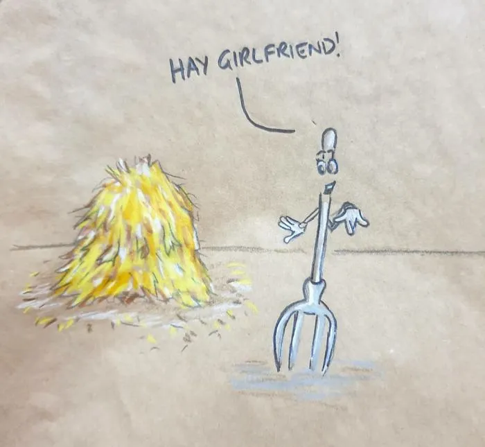 I've Been Drawing Dad Jokes And Puns On My Daughters’ Lunch Bags Every Day For The Past 8 Years (30 Pics)