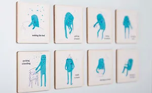 I Paint Schedule Cards For My Autistic Son & Now We Make Magnets Of These To Help Others Too.