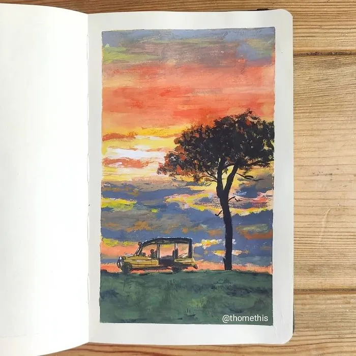 I Challenged Myself To Paint One Painting A Day For 100 Days With Gouache – A Medium I’ve Never Used Before (30 Pics)