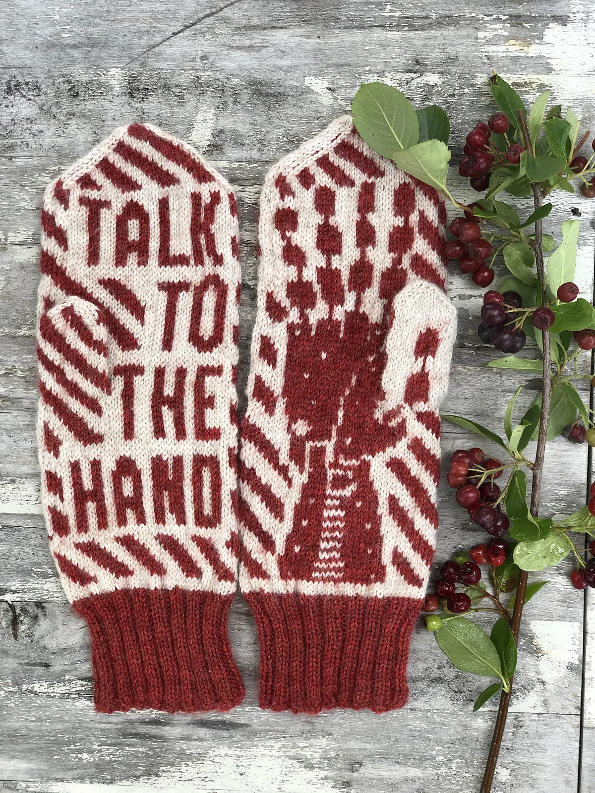 Knit A Pair Of Terminator Mittens, Designed By Lotta Lundin, Features Arnold Schwarzenegger's T-800!