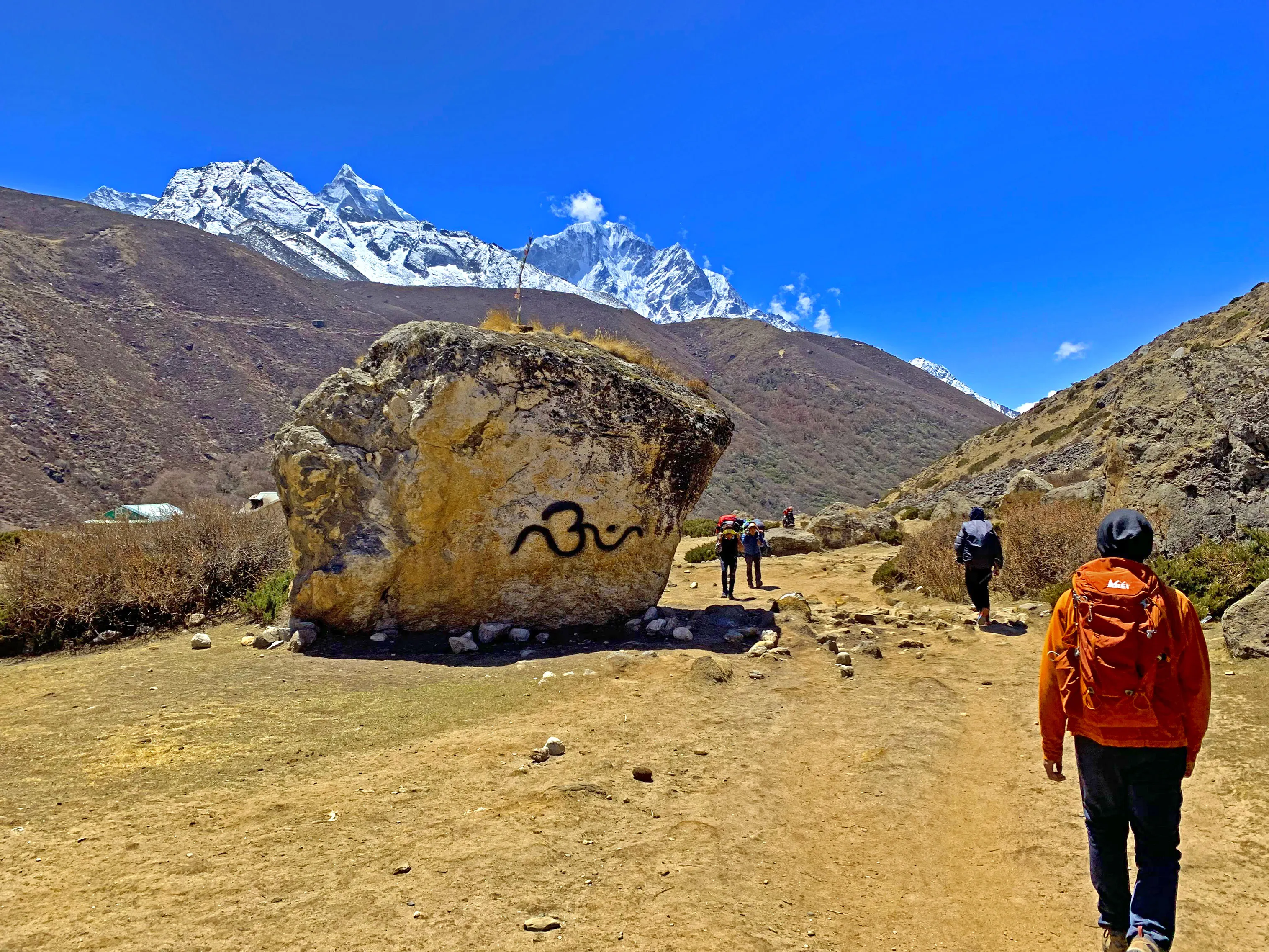 Walking Trails In Khumbu Region Of Nepal