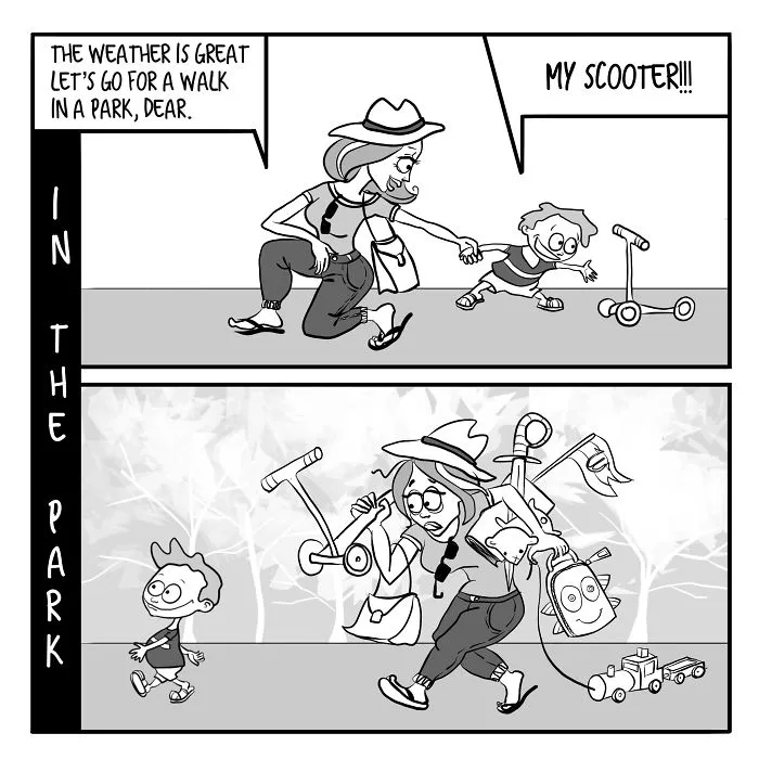 "Toddlerama": 18 Comics About Parenthood That I've Created To Share My Frustrations In A Funny Way