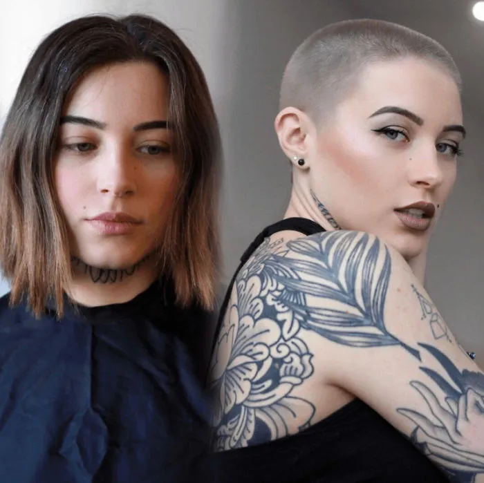 30 Photos Show How People Look Before And After Their Hair Transformation