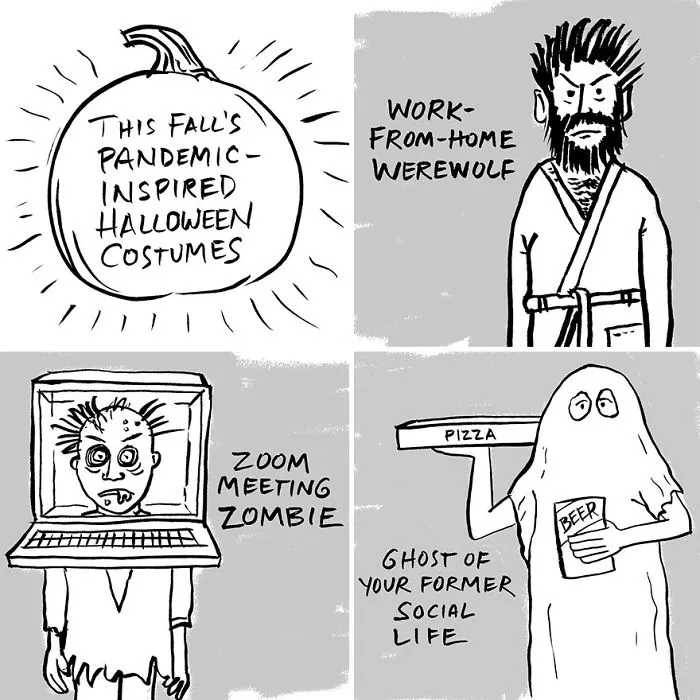 I Draw Pandemic-Related Comics To Laugh At Things That Would Otherwise Be Too Depressing To Deal With (45 Pics)
