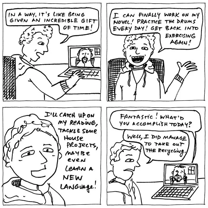 I Draw Pandemic-Related Comics To Laugh At Things That Would Otherwise Be Too Depressing To Deal With (45 Pics)