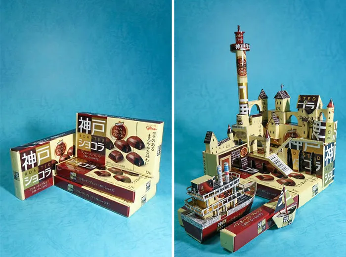 16 Product Packaging Redesigned Into Amazing Sculptures By Harukiru
