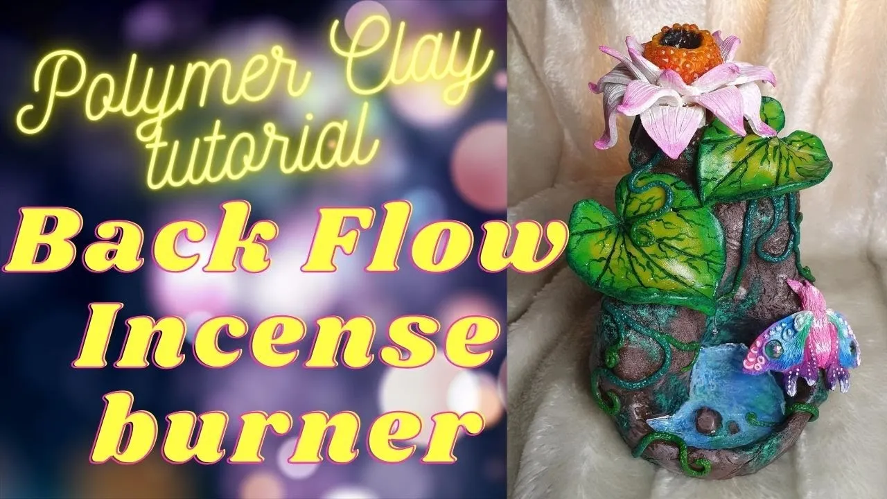 How To Make A Polymer Clay Back Flow Incense Burner