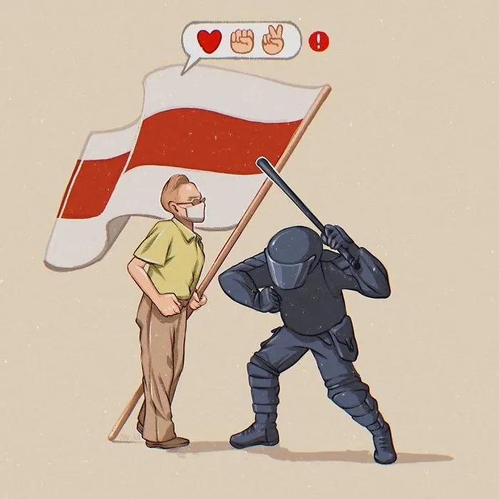80 Beautiful Artworks These Artists Created To Show Support For Belarus