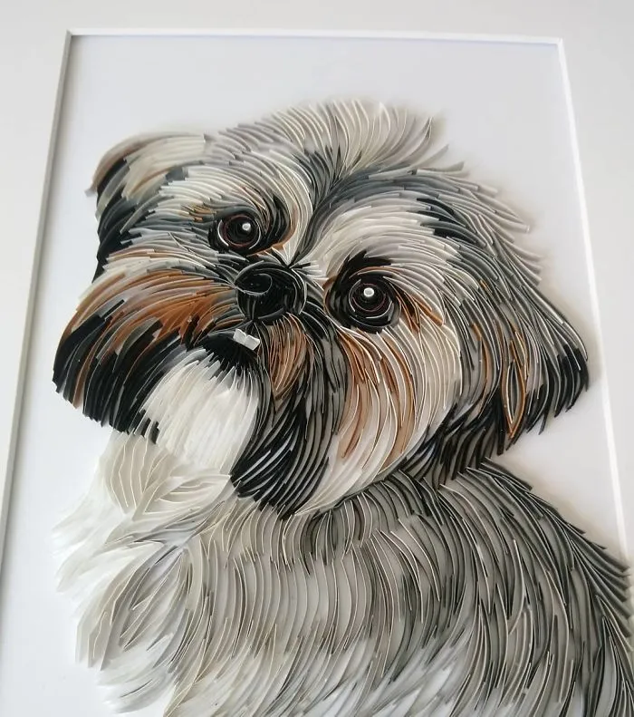 I Use A Paper Quilling Technique To Create These Art Pieces (42 Pics)
