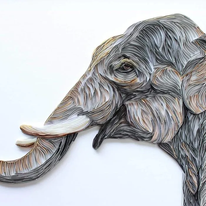 I Use A Paper Quilling Technique To Create These Art Pieces (42 Pics)