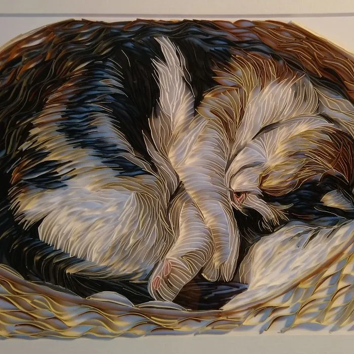 I Use A Paper Quilling Technique To Create These Art Pieces (42 Pics)