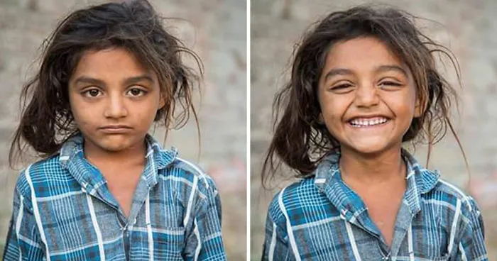 10 Fotos de gente antes y después de que les pidieran sonreír (Nuevas fotos)