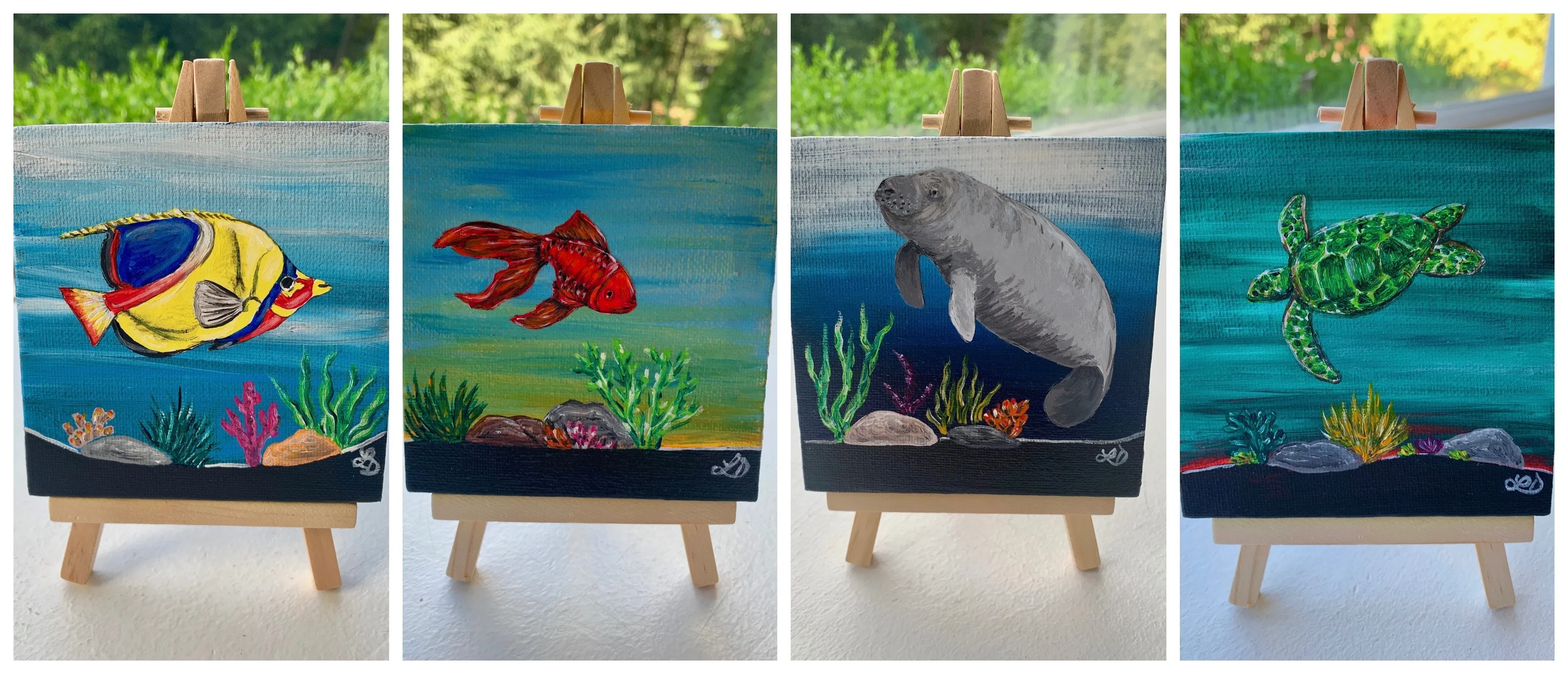 My Tiny Paintings 'Sea' The Beauty Below