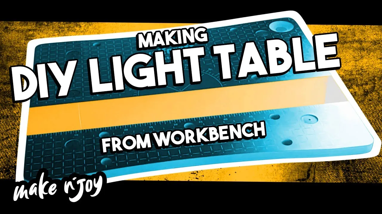 Craft Station To Art Station - DIY Light Table For Art Projects