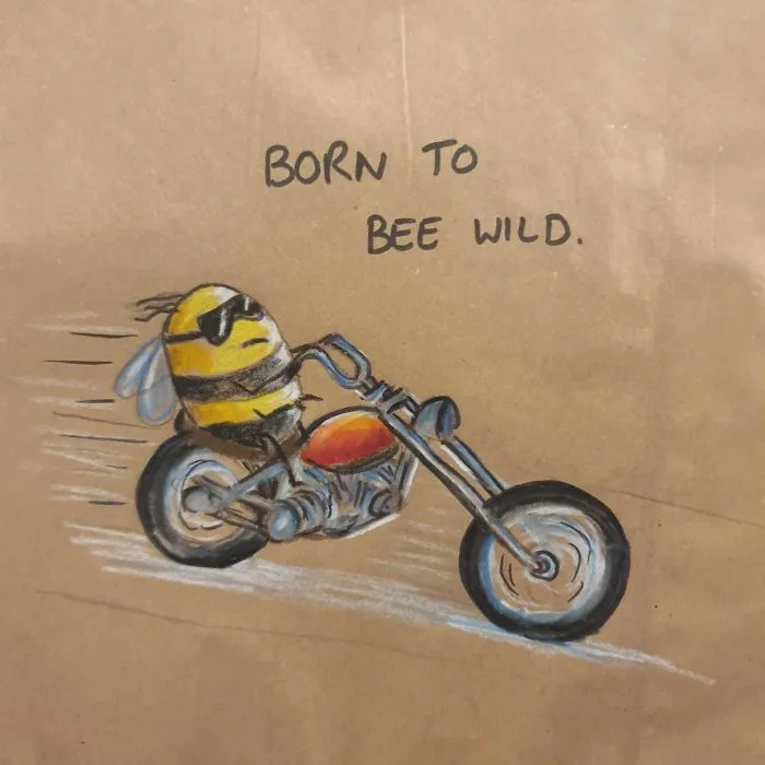 I've Been Drawing Dad Jokes And Puns On My Daughters’ Lunch Bags Every Day For The Past 8 Years (30 Pics)