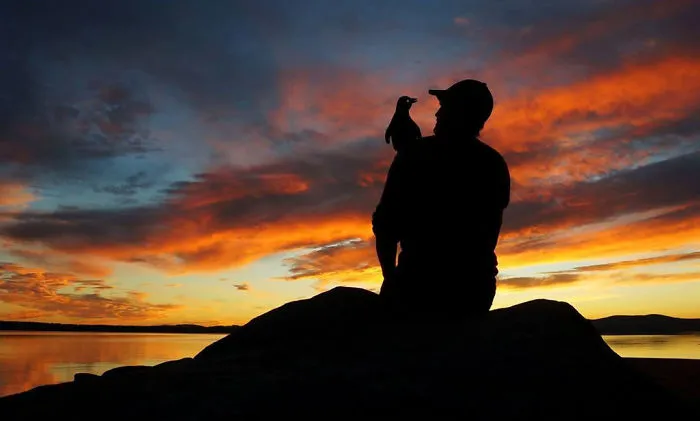 I Continue Posing With My Cardboard Cutouts At Sunset And Here Is The Result