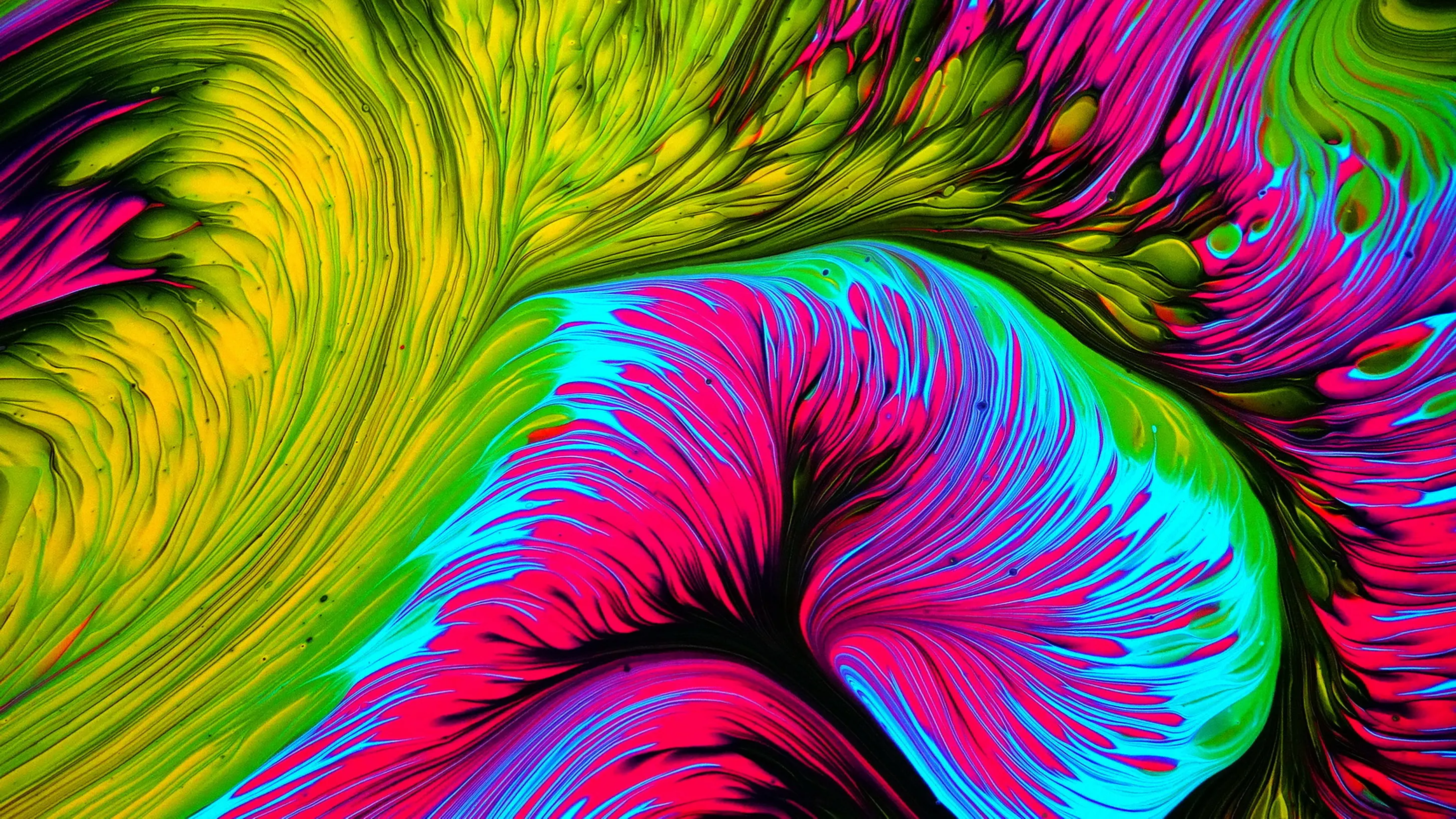 Split Cup Pour With Amazing Details ~ Acrylic Pouring Technique ~ Spin Art ~ Relaxing Art