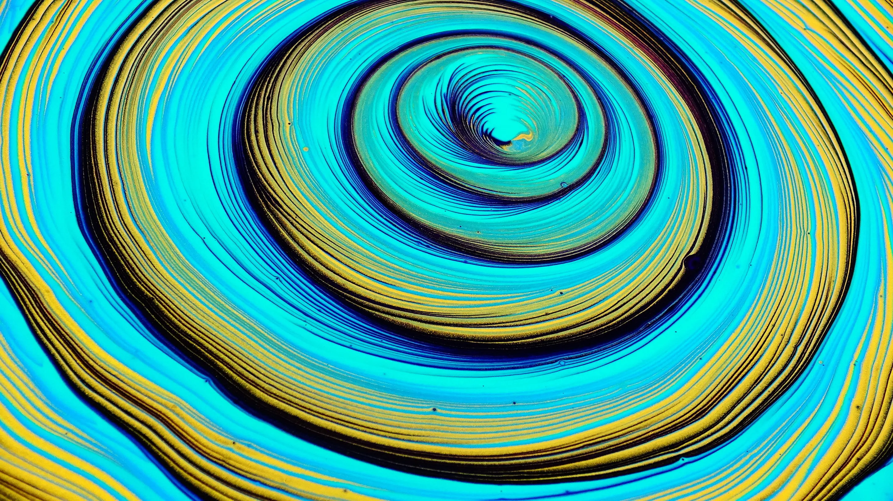 Spiral Split Cup Acrylic Pour ~ Down The Rabbit Hole ~ Straight Pour ~ Satisfying Art