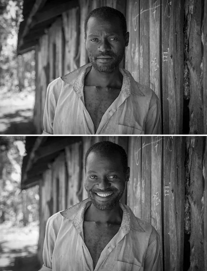 10 Fotos de gente antes y después de que les pidieran sonreír (Nuevas fotos)