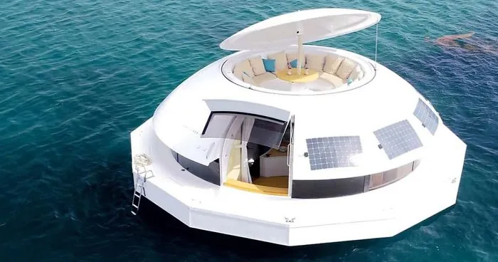This Floating Pod Is A Certified Boat With Accommodation Inside That Can Be Used For Sailing