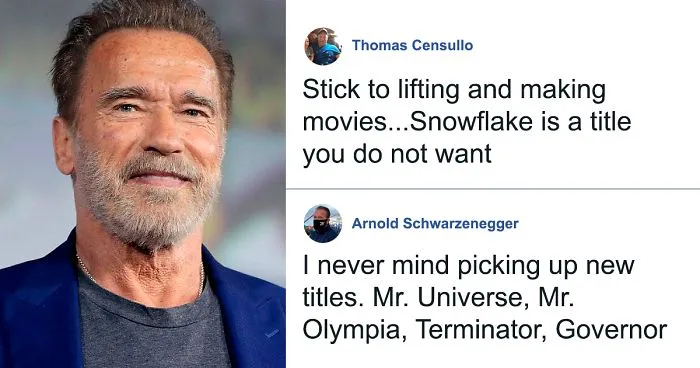 Someone Tries Insulting Schwarzenegger, Receives A Calm, Well-Constructed Answer That Shuts Them Down