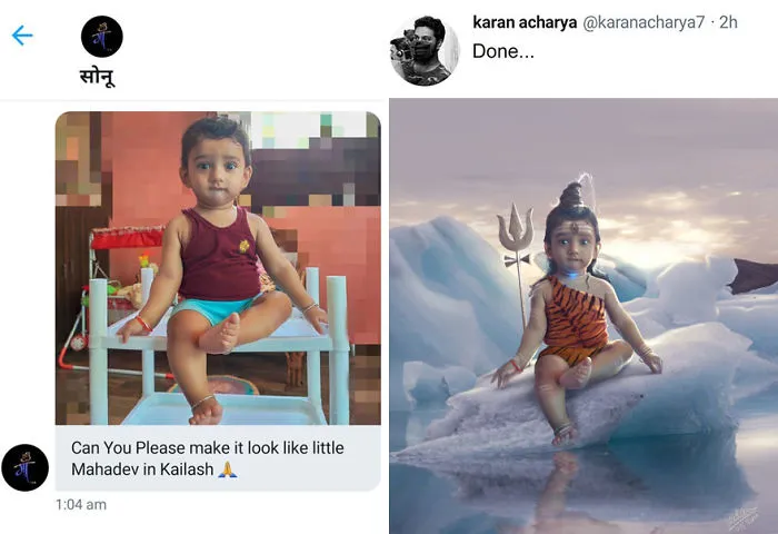 La gente pide a este artista que edite sus fotos, y lo hace genial (17 imágenes)