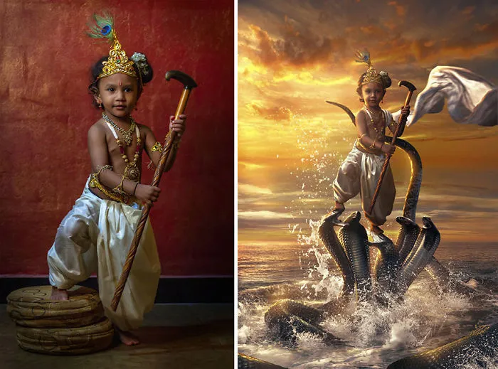 La gente pide a este artista que edite sus fotos, y lo hace genial (17 imágenes)