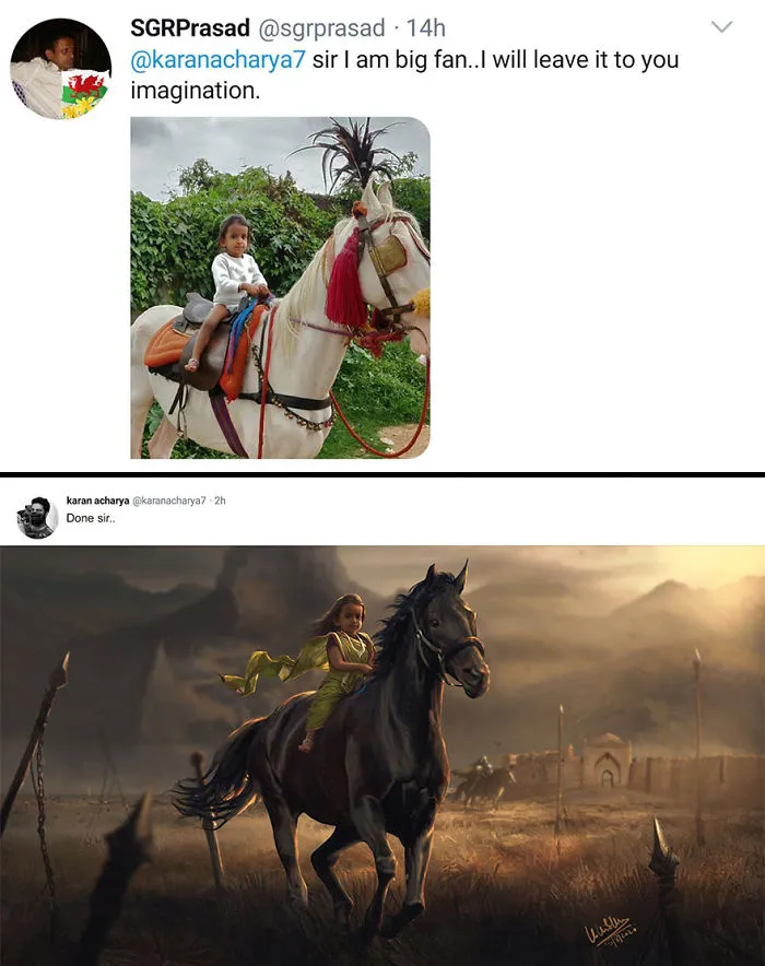 La gente pide a este artista que edite sus fotos, y lo hace genial (17 imágenes)