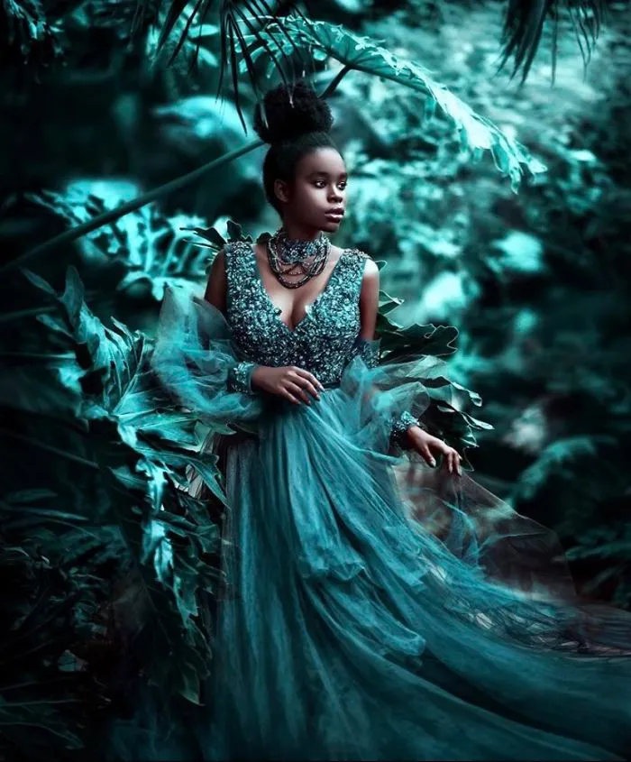 Imágenes increíbles de mujeres negras en sesiones fotográficas de fantasía (30 fotos)