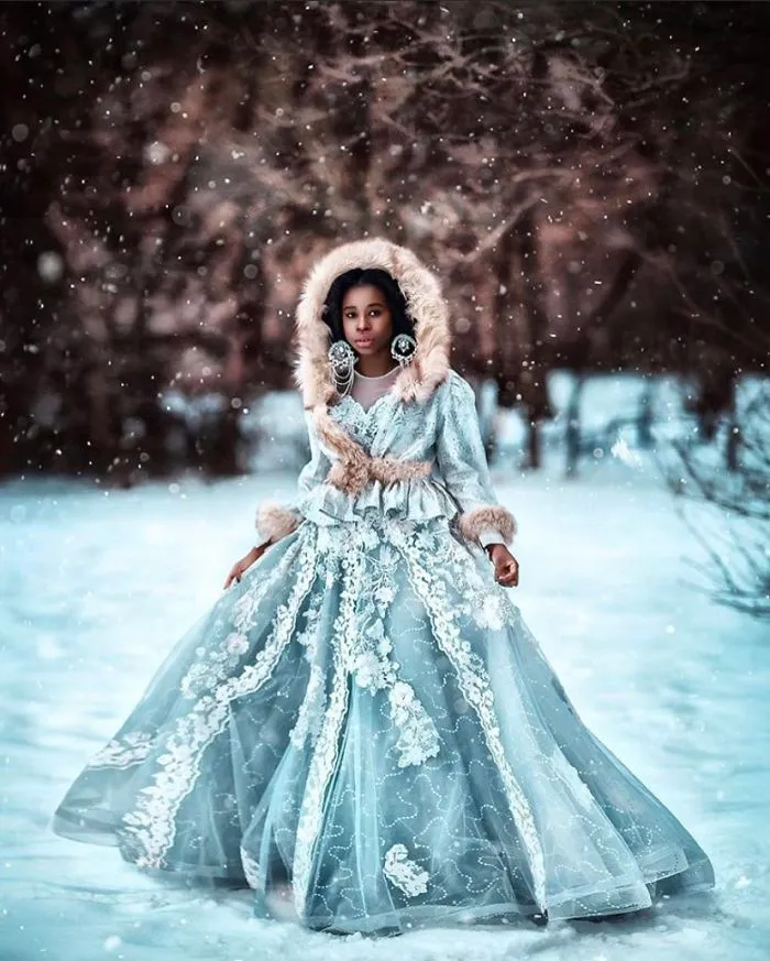 Imágenes increíbles de mujeres negras en sesiones fotográficas de fantasía (30 fotos)