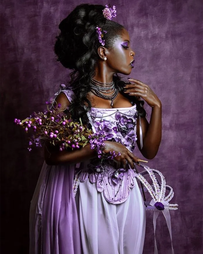 Imágenes increíbles de mujeres negras en sesiones fotográficas de fantasía (30 fotos)