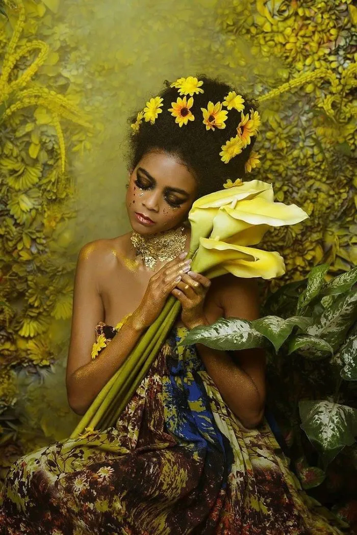 Imágenes increíbles de mujeres negras en sesiones fotográficas de fantasía (30 fotos)