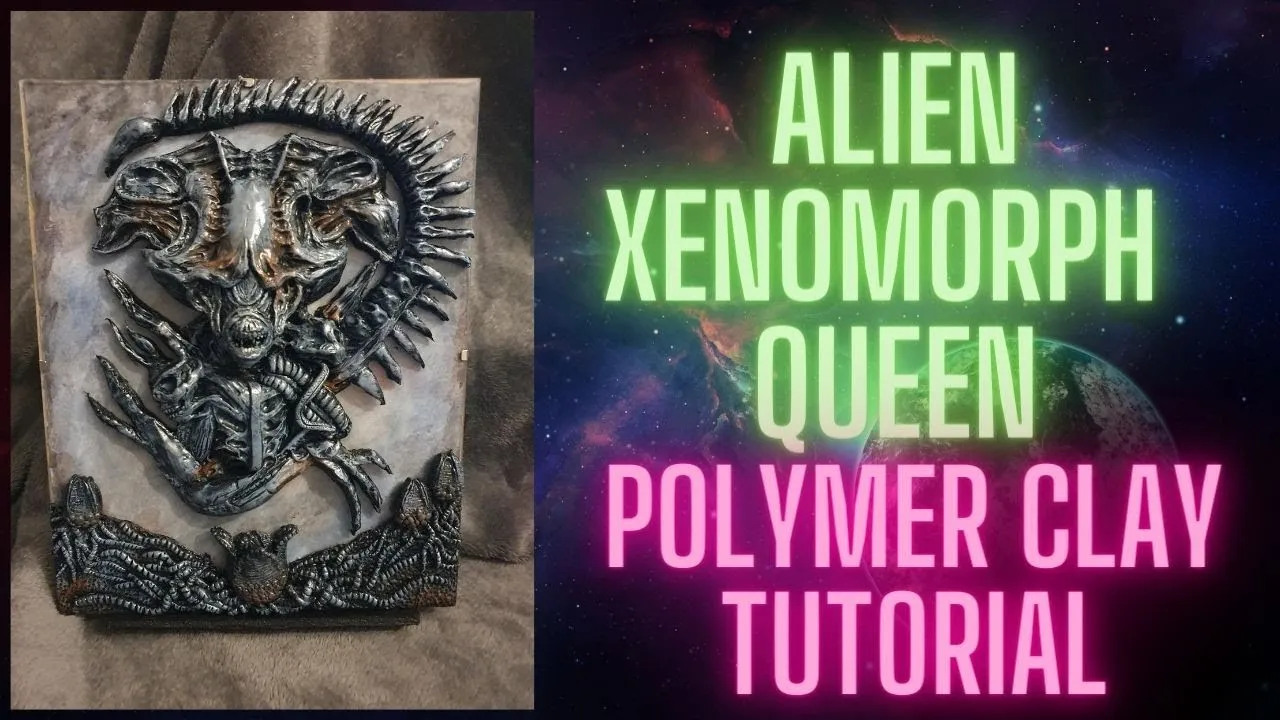 Alien Xenomorph Polymer Clay Tutorial
