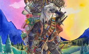 I Decided To Draw Video Game Characters With Their Full Inventory (9 Pics)