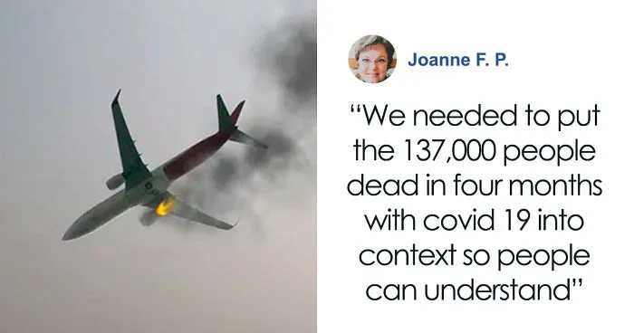 Viral Plane Analogy Explains Just How Bad The Coronavirus Situation In The USA Really Is