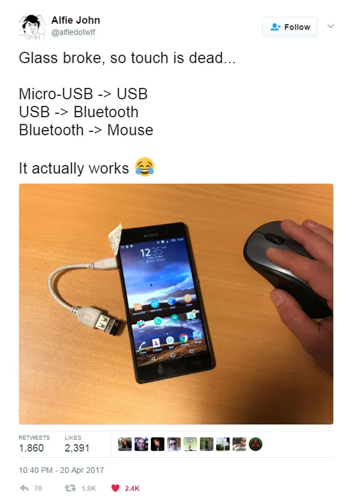 When Your Phone Touch Is Broken