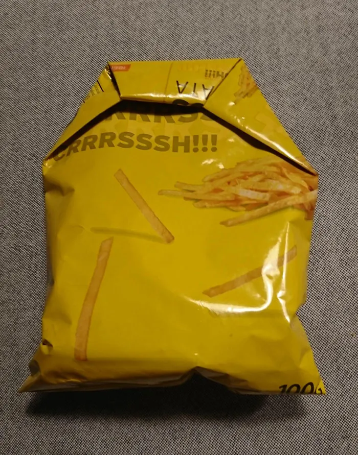 How My Grandma Closes The Bag Of Chips