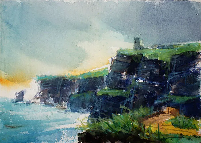 After A Trip To Ireland, I Decided To Paint Its Stunning Landscapes (34 Pics)