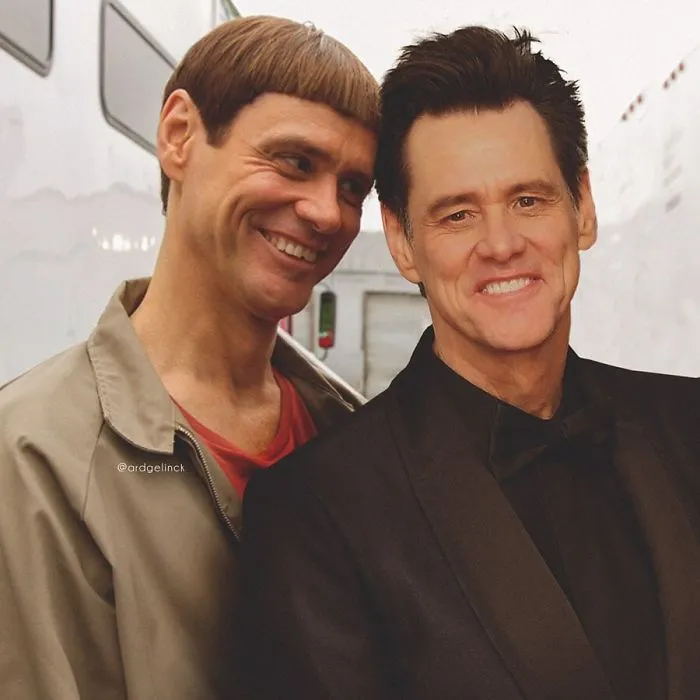 Jim Carrey y Lloyd Christmas