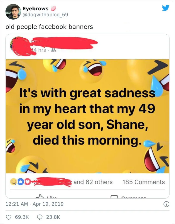 30 Old People Using The 😂 Emoji Without Knowing The Meaning Of It