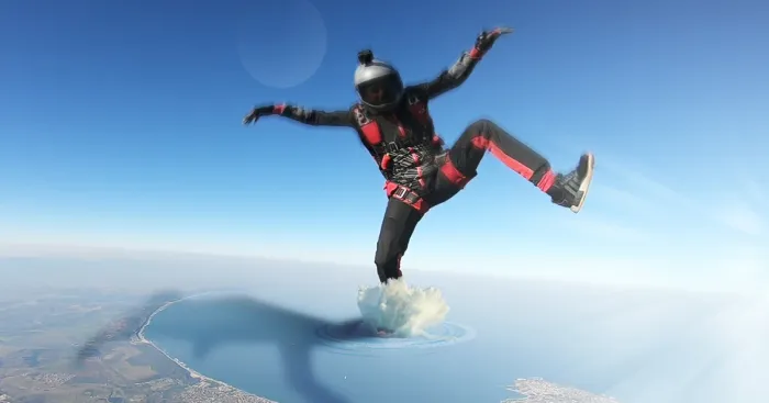 Our Skydiving Photography Sketch 'When Giants Invade The Earth'