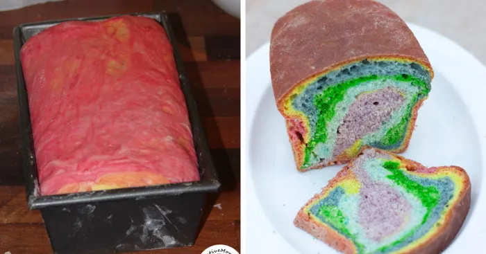 Our Breakfasts Are So Colorful With This Rainbow Bread