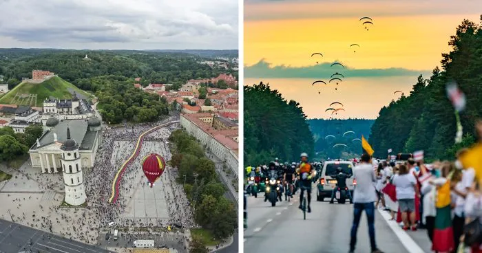 Belarus Is Facing The Biggest Protests In History And 50,000 Lithuanians Joined Hands In The ‘Freedom Way’ In Solidarity