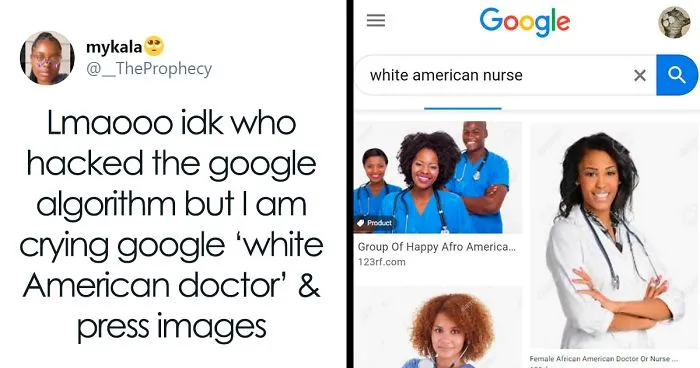 Twitter User Finds Out That Googling “White American Doctor” Results In Photos Of African Americans, Turns Out There's An Explanation For This