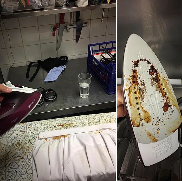 Someone Put Sugar Syrup In The Iron