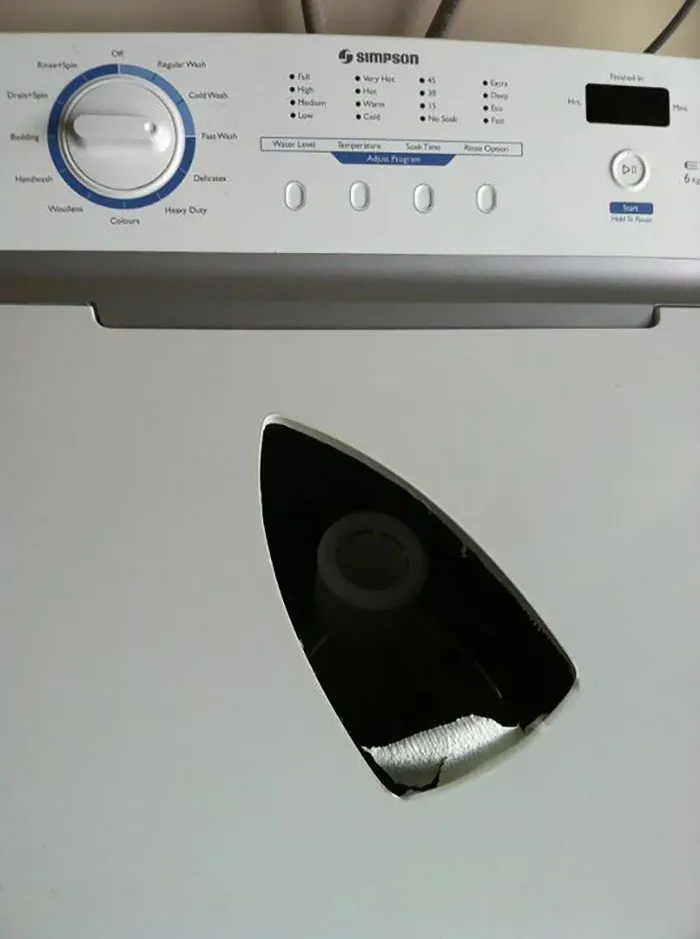 Alguien se olvidó la plancha encendida demasiado tiempo