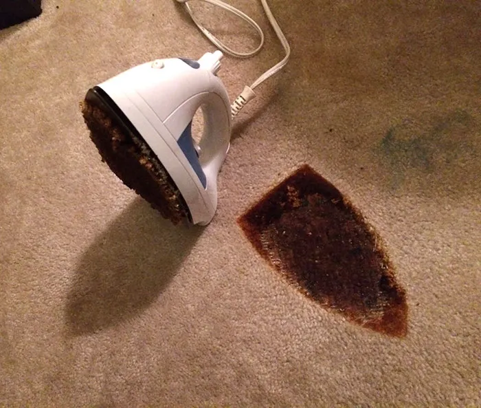 Roommate Left The Iron On